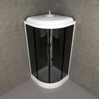 Душевая кабина Грэй-Блэк 90*90 А