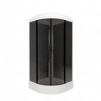 Душевая кабина Грэй-Блэк 90*90 А