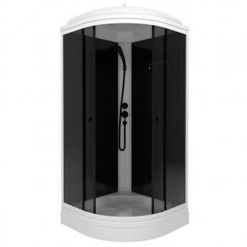 Душевая кабина Грэй-Блэк 90*90 А