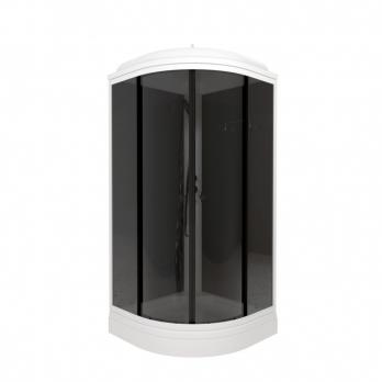 Душевая кабина Грэй-Блэк 90*90 А