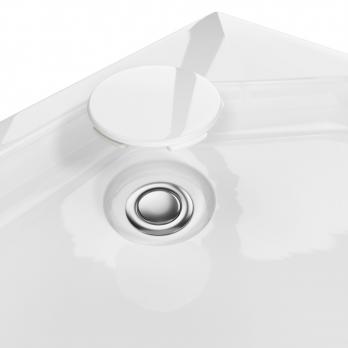 Душевая кабина Грэй-Вайт 90*90 А