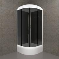 Душевая кабина Грэй-Блэк 90*90 В