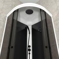 Душевая кабина Грэй-Блэк 90*90 В