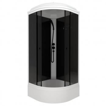 Душевая кабина Грэй-Блэк 90*90 В