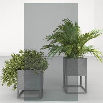 Душевая кабина Грэй-Блэк 90*90 В