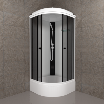 Душевая кабина Грэй-Вайт 90*90 В