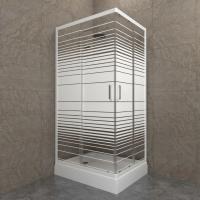 Душевое ограждение Фьюжн 120*80 А Полосы