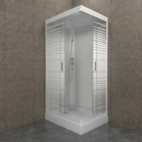 Душевая кабина Квадро 120*80 А Полосы, ДН4