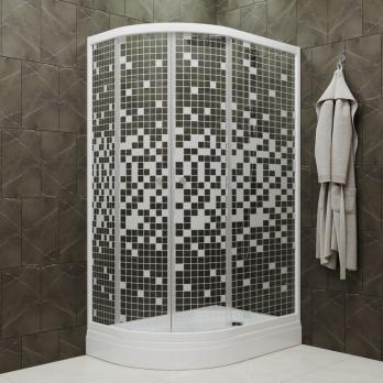 Душевое ограждение Коралл 120*80 А лев