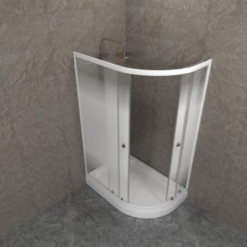 Душевое ограждение Коралл-Лайт 120*80 А лев