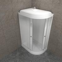 Душевая кабина Коралл 120*80 А прав