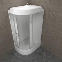 Душевая кабина Коралл 120*80 В прав