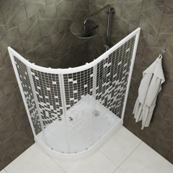 Душевое ограждение Коралл 120*80 А прав