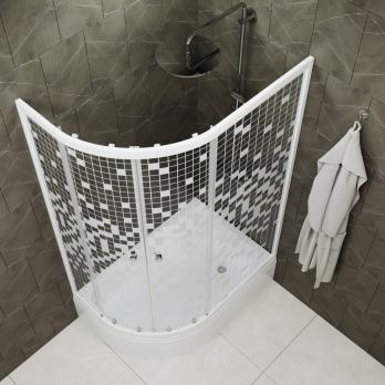 Душевое ограждение Коралл 120*80 В прав