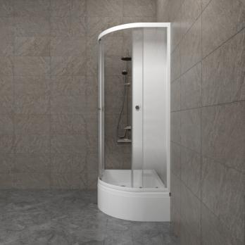 Душевое ограждение Коралл-Лайт 120*80 В прав