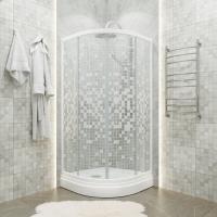 Душевое ограждение Стандарт 100 А низкий поддон (градиент, мозаика,полосы)