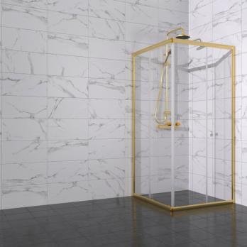 Душевое ограждение (без поддона) Вента-Голд 90х90, квадрат