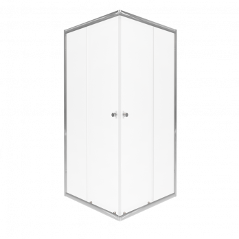 Душевое ограждение (без поддона) Вента-Хром-Вельвет 90х90, квадрат