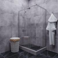 Душевое ограждение (без поддона) Вента-Хром 100х80, прямоугольник
