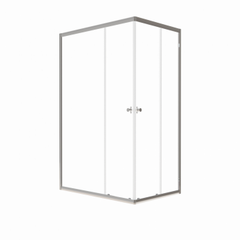 Душевое ограждение (без поддона) Вента-Хром 120х80, прямоугольник