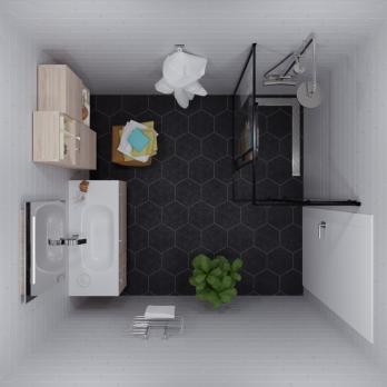 Душевое ограждение (без поддона) Вента-Блэк 120х80, прямоугольник