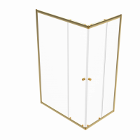 Душевое ограждение (без поддона) Вента-Голд 120х80, прямоугольник