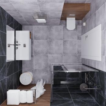 Душевое ограждение (без поддона) Вента-Хром 120х90, прямоугольник