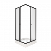 Душевое ограждение Вента-БВ 80*80, квадрат, низкий поддон