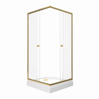 Душевое ограждение Вента-Голд 90х90, квадрат, низкий поддон