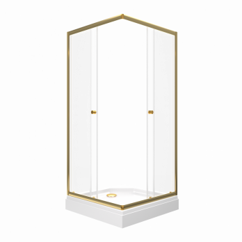 Душевое ограждение Вента-Голд 90х90, квадрат, низкий поддон