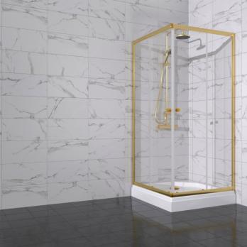 Душевое ограждение Вента-Голд 90х90, квадрат, низкий поддон