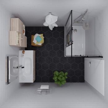 Душевое ограждение Вента-Блэк 100х80, прямоугольник. низкий поддон