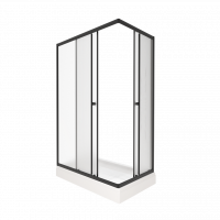 Душевое ограждение Вента-БВ 120*80, прямоугольник. низкий поддон
