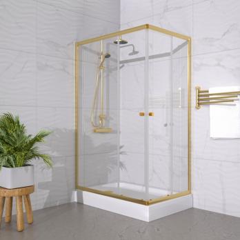 Душевое ограждение Вента-Голд 120х80, прямоугольник. низкий поддон