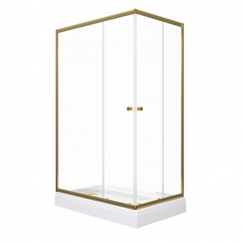 Душевое ограждение Вента-Голд 120х80, прямоугольник. низкий поддон