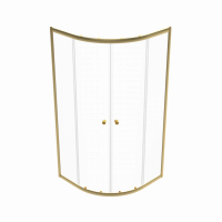 Душевое ограждение (без поддона) Альфа-Голд 90х90, полукруг