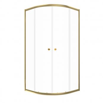 Душевое ограждение (без поддона) Альфа-Голд 90х90, полукруг