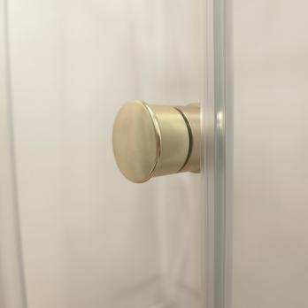 Душевое ограждение Альфа-Голд 90х90, полукруг, низкий поддон