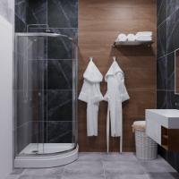 Душевое ограждение Альфа-Хром 90х90, полукруг, низкий поддон