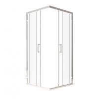 Душевое ограждение (без поддона) Фикс-Хром 80*80, квадрат