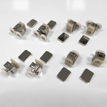 Душевое ограждение (без поддона) Фикс-Хром 100*100, квадрат