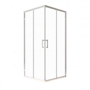 Душевое ограждение (без поддона) Фикс-Хром 100*100, квадрат