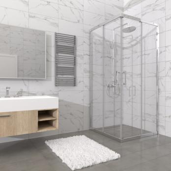 Душевое ограждение (без поддона) Фикс-Хром 100*100, квадрат