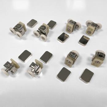 Душевое ограждение (без поддона) Фикс-Хром 120*80, прямоугольник