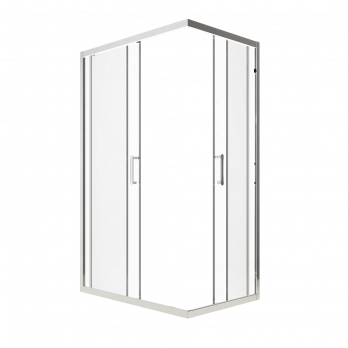 Душевое ограждение (без поддона) Фикс-Хром 120*90, прямоугольник