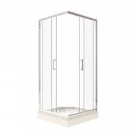 Душевое ограждение Фикс-Хром 90*90, квадрат