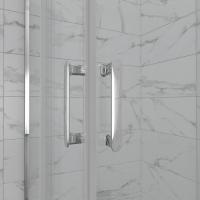 Душевое ограждение Фикс-Хром 90*90, квадрат