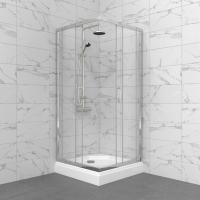 Душевое ограждение Фикс-Хром 90*90, квадрат