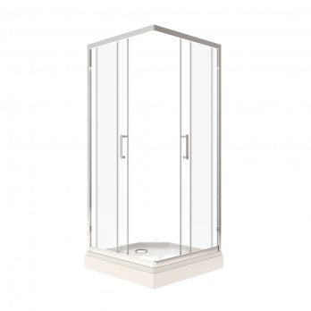 Душевое ограждение Фикс-Хром 90*90, квадрат