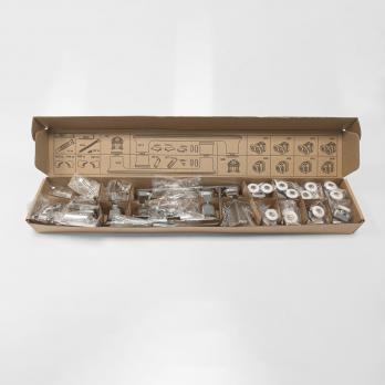 Душевое ограждение Фикс-Хром 100*100, квадрат